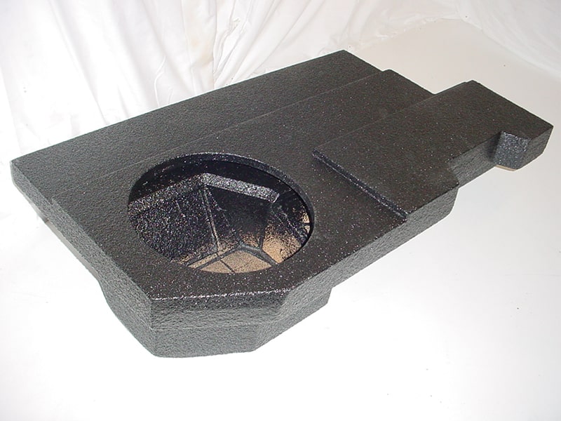 Load image into Gallery viewer, 2009-2014 Dodge Ram Quad Cab Single Pro-Carpeted Sub Woofer Box 1X10