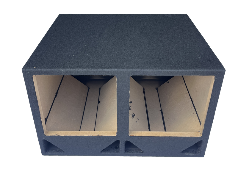 Load image into Gallery viewer, DOUBLE PORT 2X12 SQUARE Carpeted