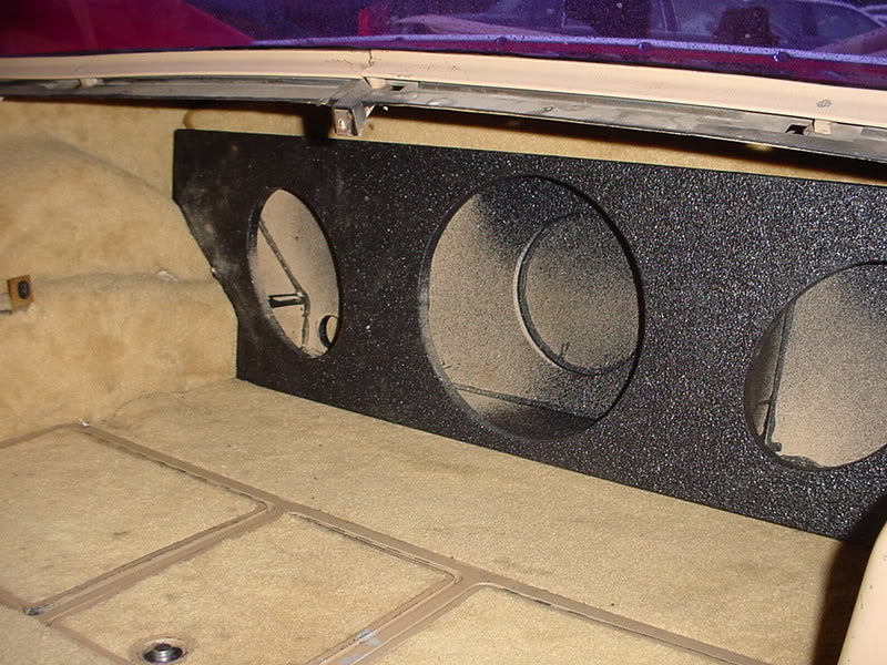 Load image into Gallery viewer, 1968-1982 Corvette C3 Subwoofer Box For 1x12" sub & pair of 6x9 speakers