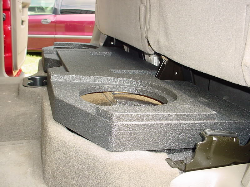 Load image into Gallery viewer, 2009 -2018 Dodge Quad cab. Pro-Poly Subwoofer Box sub Box 2X10