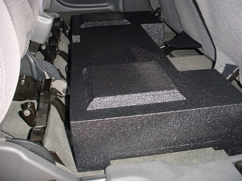 Load image into Gallery viewer, 2001-2007 Chevy Crew Cab Poly Non HD Subwoofer Box