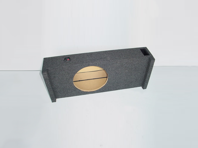 Load image into Gallery viewer, 2009+ Ford F-150 Super Crew Cab Single 12" Ported Sub Box Carpeted