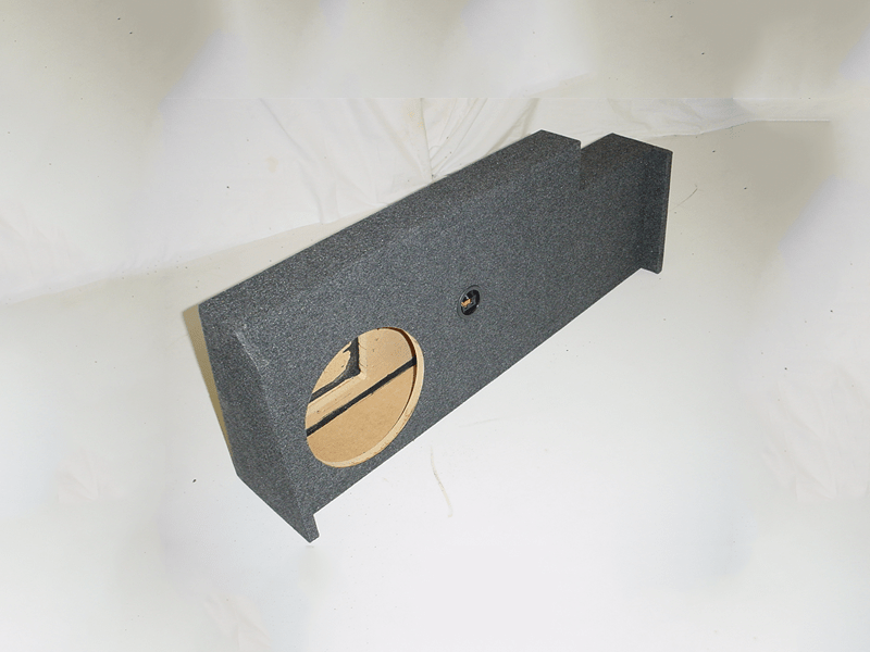 Load image into Gallery viewer, 2014 & UP Chevy Crew Cab Single Sub Box Subwoofer Box 1X10 Carpeted