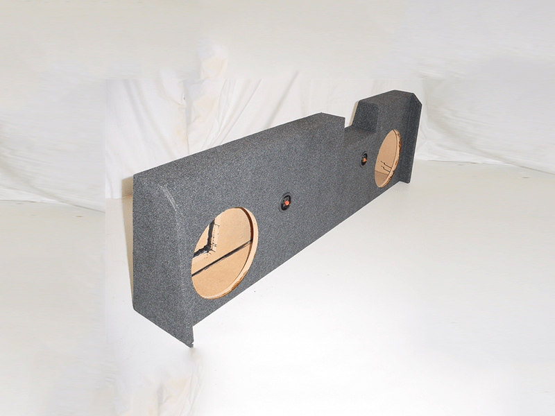 Load image into Gallery viewer, 2014 Chevy Crew Cab 2 x 10" Sub Box Carpeted