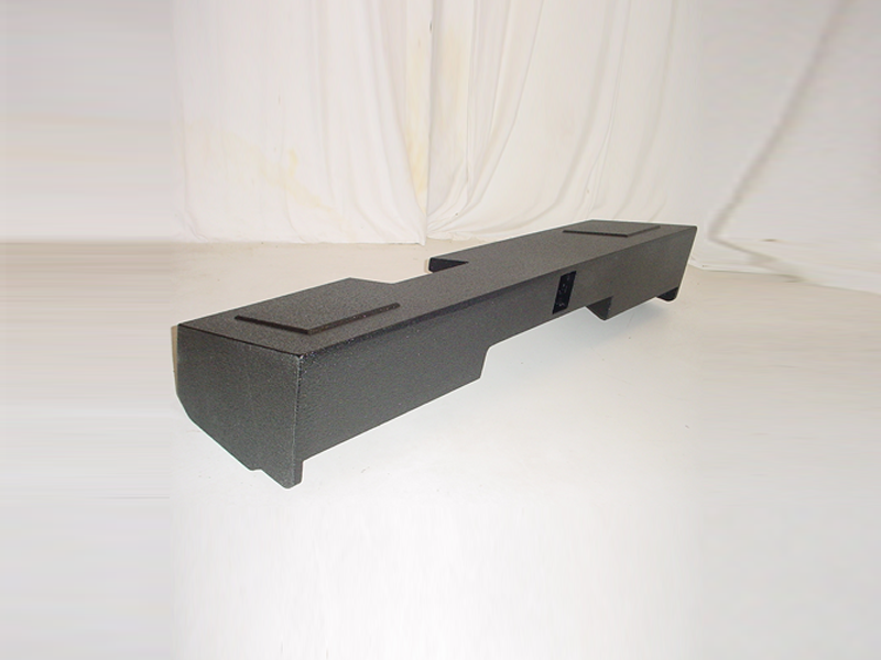 Load image into Gallery viewer, 2014 and Up Chevy Double Cab Ported Subwoofer Box Sub Box 2X12 Poly