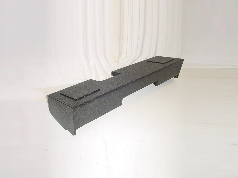 Load image into Gallery viewer, 2014 and Up Chevy Double Cab Pro-poly Subwoofer Box Sub Box 2X12
