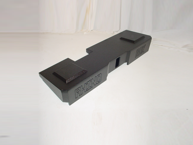 Load image into Gallery viewer, 2014 & up Chevy Standard Crew Cab Ported Subwoofer Sub Box 2x12 Poly