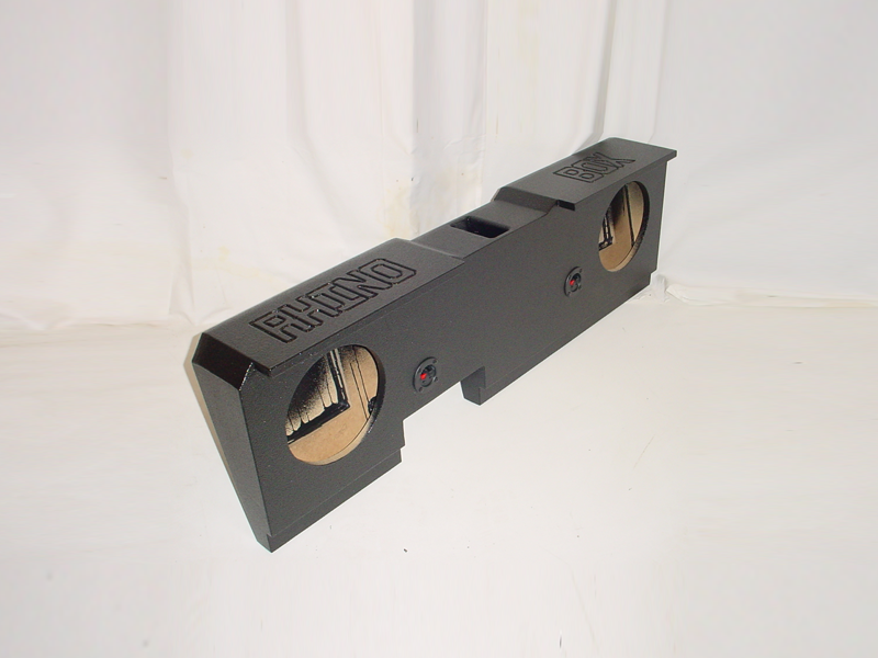 Load image into Gallery viewer, 2014 & up Chevy Standard Crew Cab Ported Subwoofer Sub Box 2x12 Poly