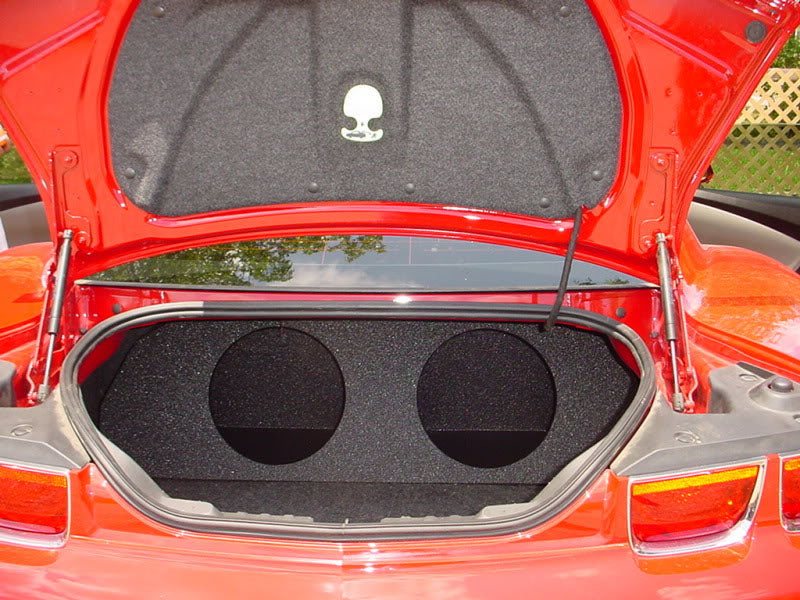 Load image into Gallery viewer, 2010 - 2015 Chevy Camaro 2x12" Carpeted Trunk Sub Box