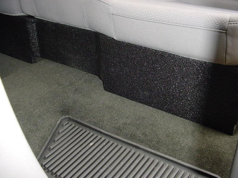 Load image into Gallery viewer, 2014 up Chevy Standard Crew Cab Ported Subwoofer Sub Box 2x10 Carpeted