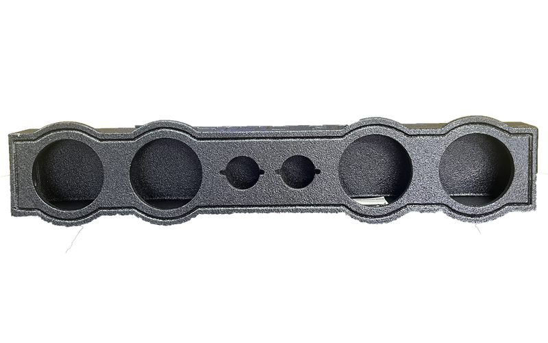 Load image into Gallery viewer, 4 6.5" speaker and 2 3.5" tweeter speaker rack