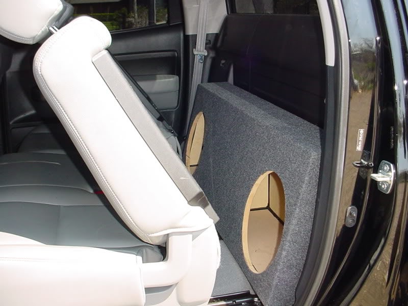 Load image into Gallery viewer, 2011-2013 Toyota Tundra Crew Max Sub Box 2X10 Carpeted