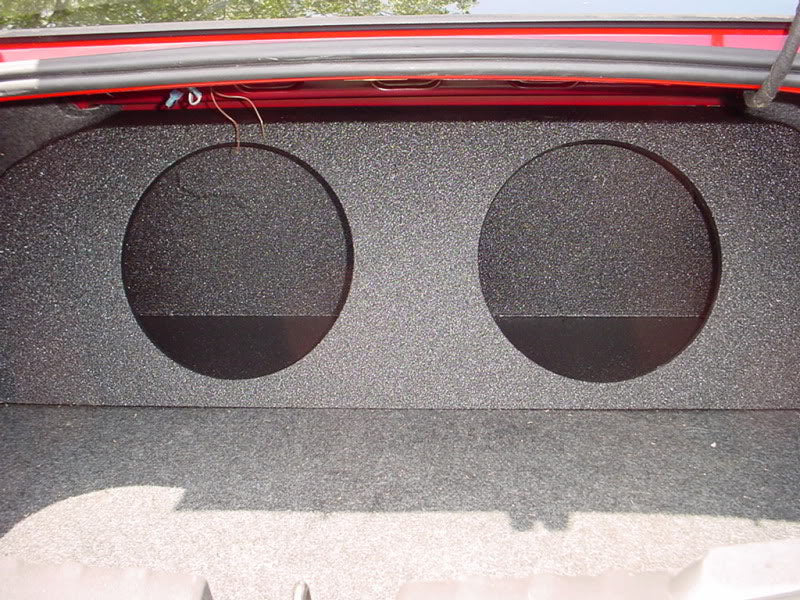 Load image into Gallery viewer, 2010-2012 Dual 12" Chevy Camaro Poly Trunk Sub Box
