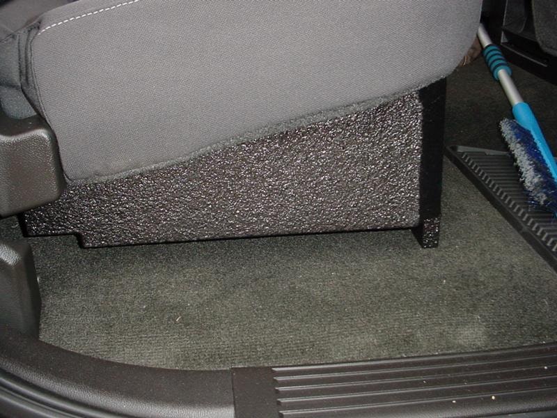 Load image into Gallery viewer, 2014 up Chevy Standard Crew Cab Ported Subwoofer Sub Box 2x10 Carpeted