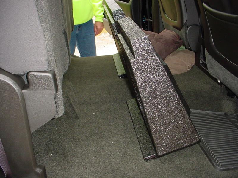 Load image into Gallery viewer, 2014 & up Chevy Standard Crew Cab Ported Subwoofer Sub Box 2x12 Poly