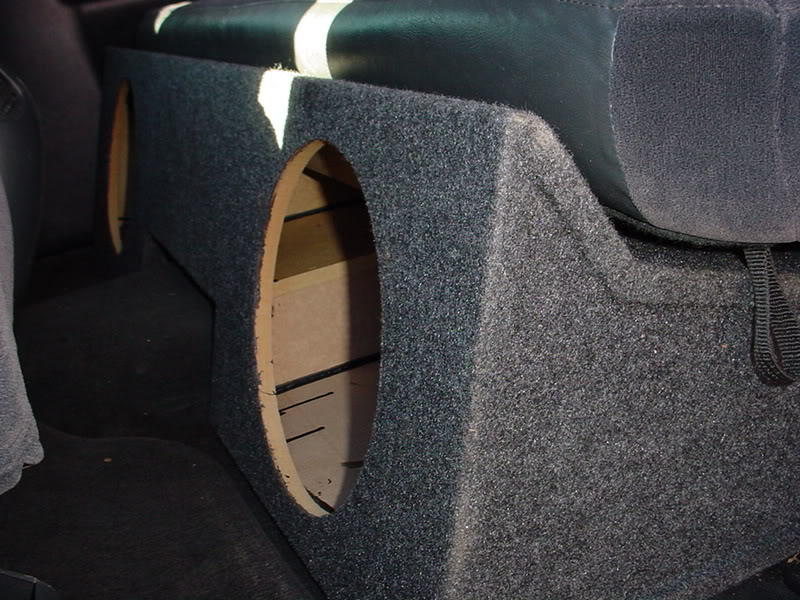 Load image into Gallery viewer, 99-2006 Chevy Extended Cab 2-12'' Front Fire subwoofer box Poly