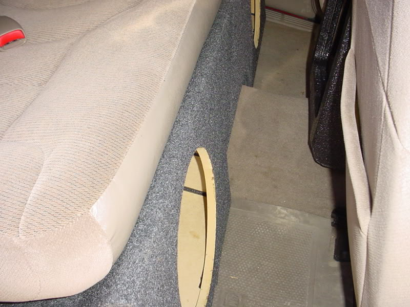 Load image into Gallery viewer, 99-2006 Chevy Extended Cab 2-12'' Front Fire subwoofer box Poly