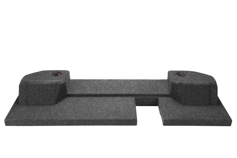 Load image into Gallery viewer, 2009 -2018 Dodge Quad cab. Pro-Carpeted Subwoofer Box sub Box 2X12