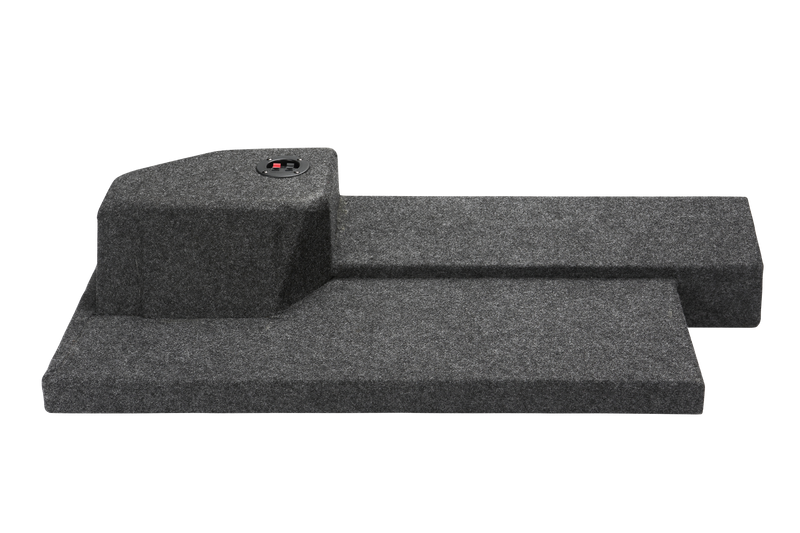 Load image into Gallery viewer, 2009-2014 Dodge Ram Quad Cab Single Pro-Carpeted Sub Woofer Box 1X10
