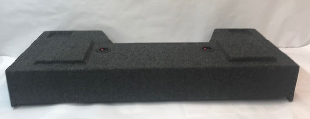 Load image into Gallery viewer, 2019 & UP Dodge Crew cab. Pro-Carpeted Subwoofer Box sub Box 2X10