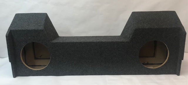 Load image into Gallery viewer, 2019 & UP Dodge Crew cab. Pro-Carpeted Subwoofer Box sub Box 2X10