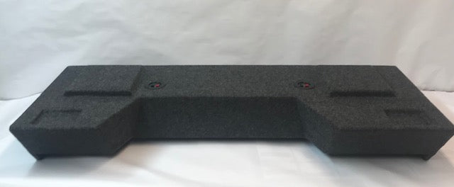 Load image into Gallery viewer, 2019 & UP Dodge Crew cab. Pro-Carpeted Subwoofer Box sub Box 2X10