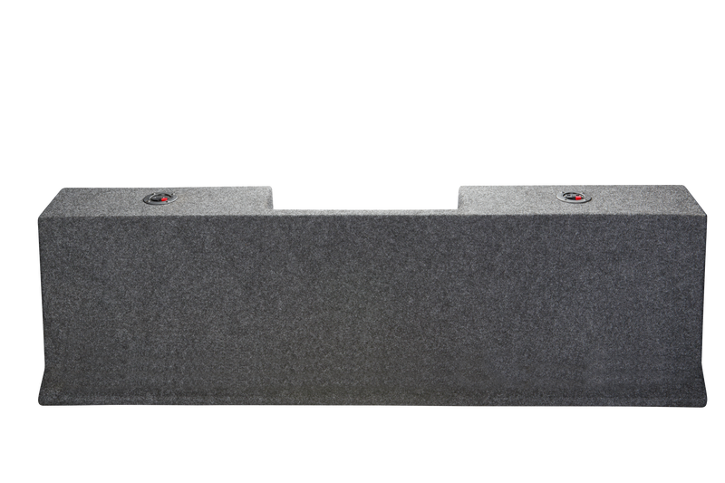 Load image into Gallery viewer, 99-2006 Chevy Extended Cab 2-12'' Front Fire subwoofer box Carpeted