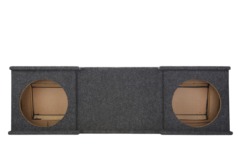 Load image into Gallery viewer, 2008-2013 Chevy Crew cab Ported Carpeted Subwoofer Box 2X10