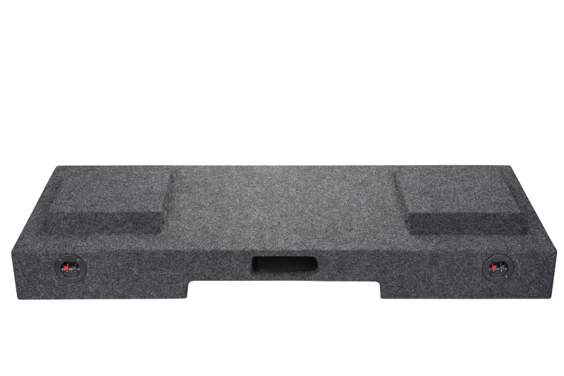 Load image into Gallery viewer, 2008-2013 Chevy Crew cab Ported Carpeted Subwoofer Box 2X10