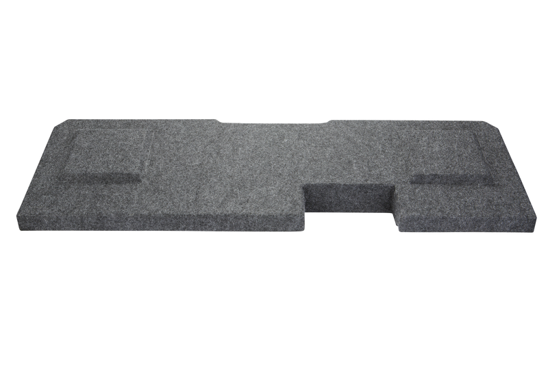 Load image into Gallery viewer, 2014 and up Chevy Standard Crew Cab Sub woofer Box Sub Box 2 x 8 Carpeted