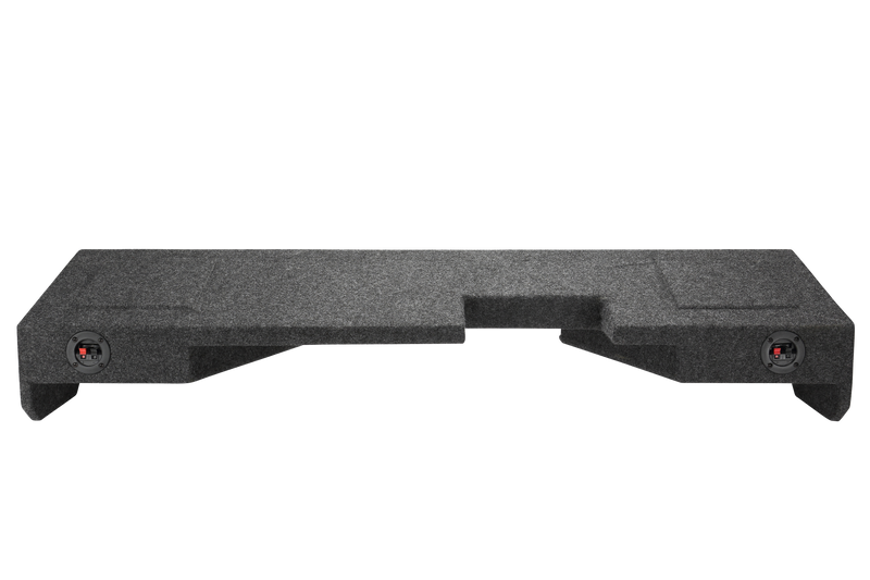 Load image into Gallery viewer, 2014 and Up Chevy Double Cab Pro-Carpeted Subwoofer Box Sub Box 2X10