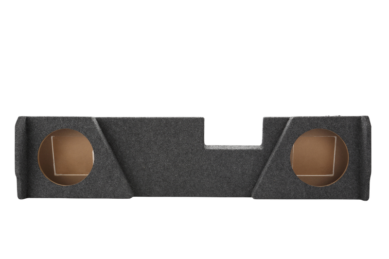 Load image into Gallery viewer, 2014 and Up Chevy Double Cab Pro-Carpeted Subwoofer Box Sub Box 2X10