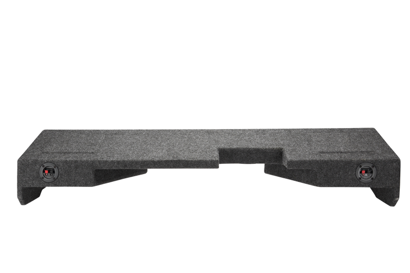 Load image into Gallery viewer, 2014 and Up Chevy Double Cab Pro-Carpeted Subwoofer Box Sub Box 2X12