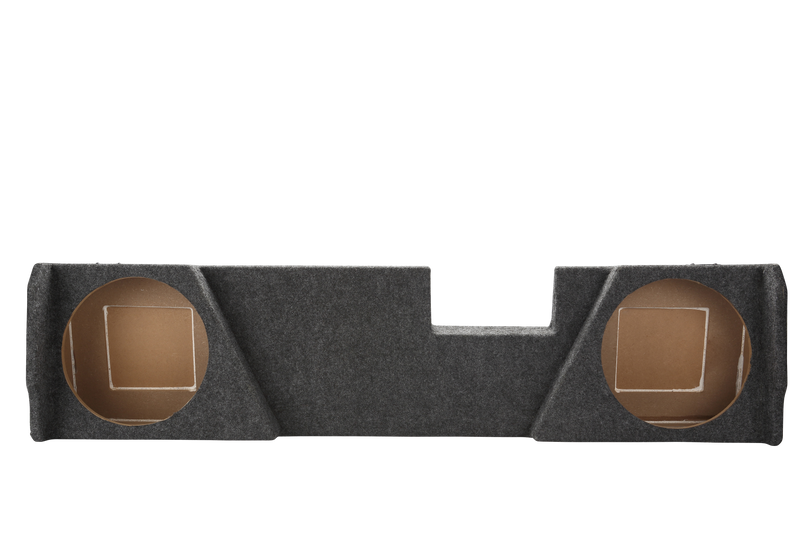 Load image into Gallery viewer, 2014 and Up Chevy Double Cab Pro-Carpeted Subwoofer Box Sub Box 2X12