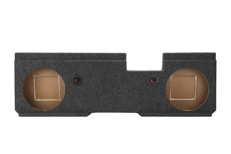 Load image into Gallery viewer, 2014 up Chevy Standard Crew Cab Ported Subwoofer Sub Box 2x10 Carpeted