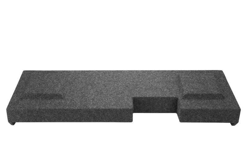 Load image into Gallery viewer, 2014 Chevy Crew Cab Ported Carpeted Subwoofer Box Sub Box 2X12