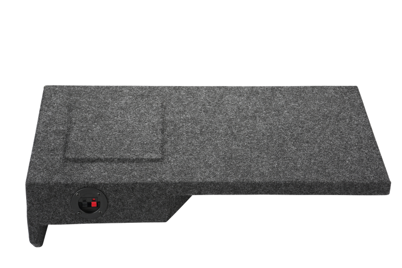 Load image into Gallery viewer, 2014 up Chevy Double Cab Single Carpeted Sub woofer Box Sub Box 1X12