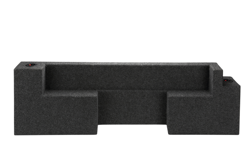 Load image into Gallery viewer, 88-98 Gm Ext. Cab 2-10'' Ported Carpeted Subwoofer Box