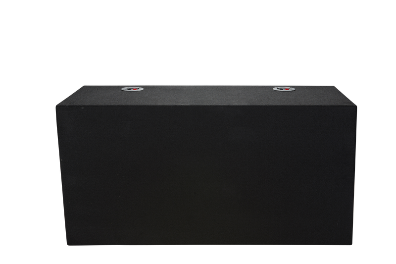 Load image into Gallery viewer, 2 x 12" Carpeted Slot Ported Sub Box