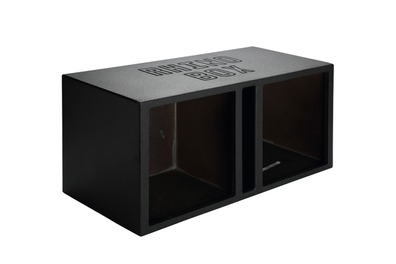 Load image into Gallery viewer, 2X15'' Compaq Square Hole Slot Ported Sub Box Poly