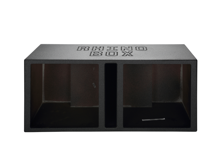 Load image into Gallery viewer, 2X15'' Compaq Square Hole Slot Ported Sub Box Poly