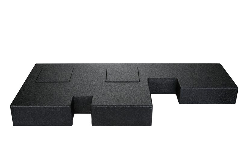 Load image into Gallery viewer, 2007-2013 Toyota Tundra Double Cab Dual Poly Sub Box 2X8"