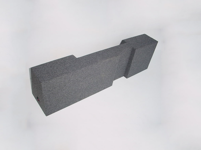 Load image into Gallery viewer, 2002 & UP Dodge Regular Cab Carpeted Subwoofer Box sub Box 2X12"