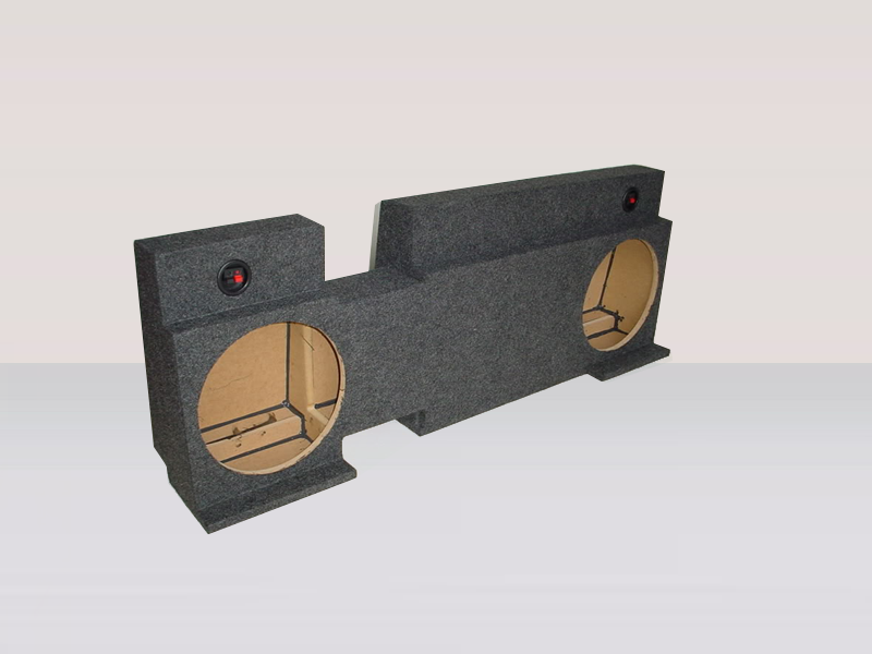 Load image into Gallery viewer, 2006-2008 Dodge Mega Cab Down Fire Carpeted Sub Box 2 x 12"