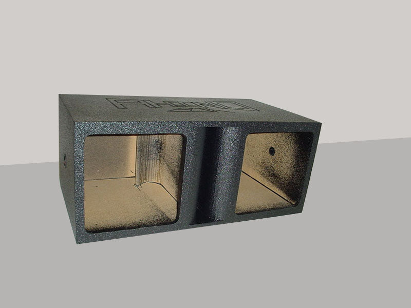 Load image into Gallery viewer, Horn Ported Square Hole Dual 15'' Sub woofer Box Poly