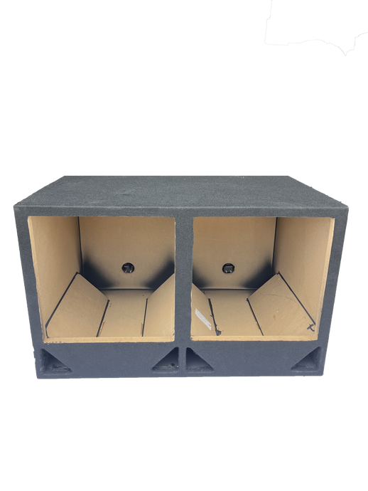 DOUBLE PORT 2X15 SQUARE Carpeted