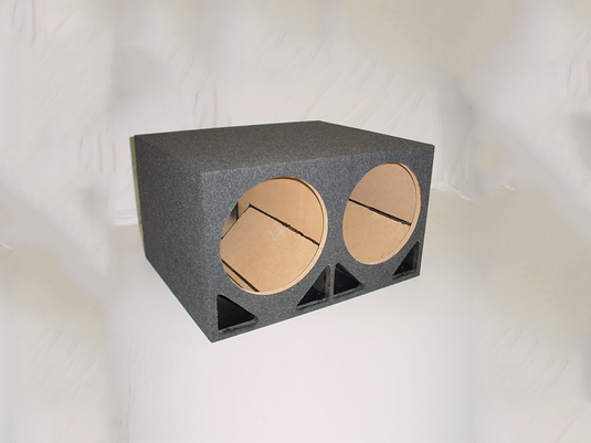 2 Sub Box 2x12'' Double ported sub box Carpeted – My Store